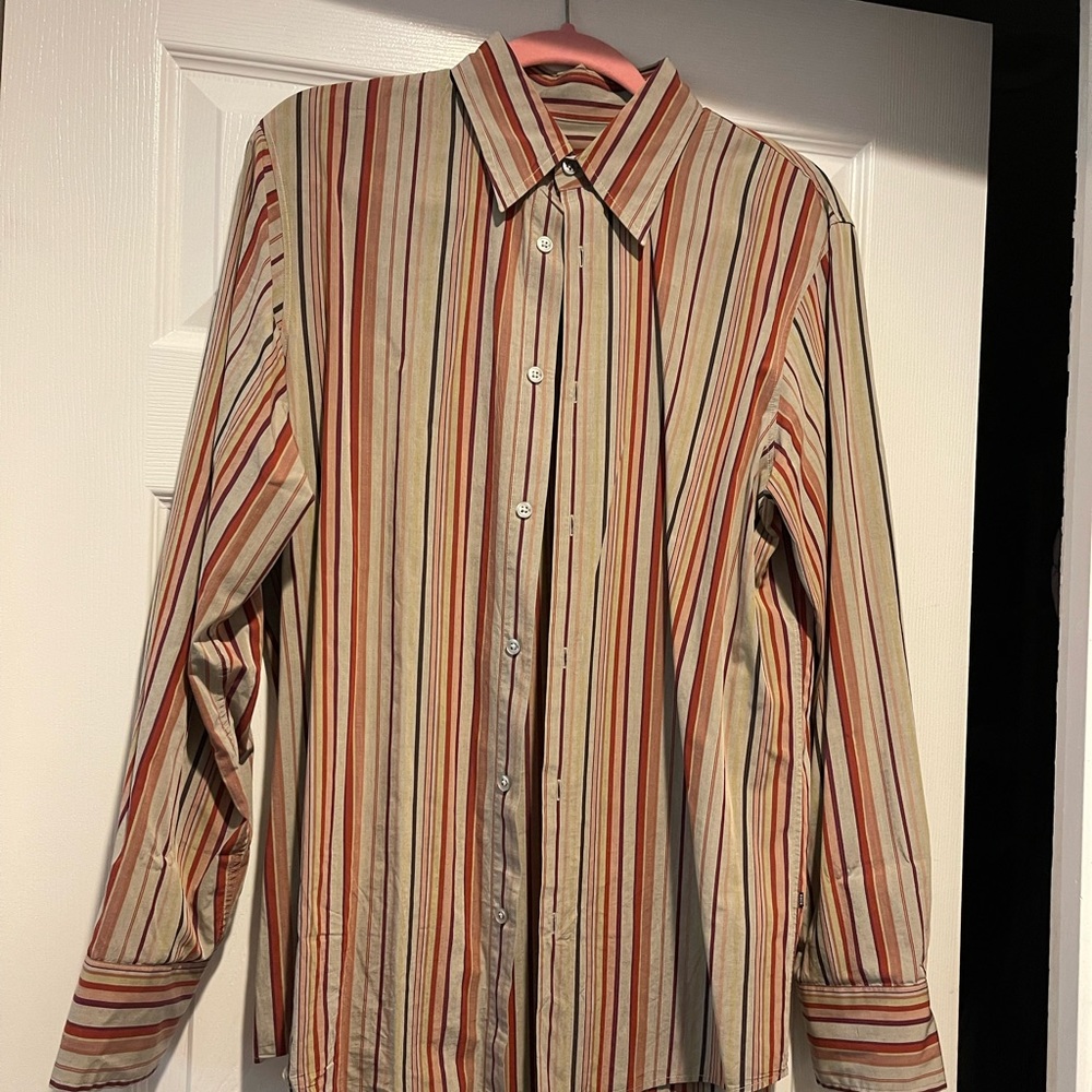 Boss (Hugo Boss) men’s button down shirt. Size Large.